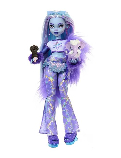 Doll, Abbey Bominable Yeti Fashion Doll With Accessories Monster High Patterned