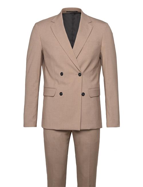Plain Db Mens Suit - Normal Length Lindbergh Beige