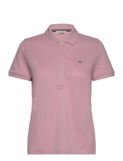 Reg Shield Logo Ss Pique GANT Purple