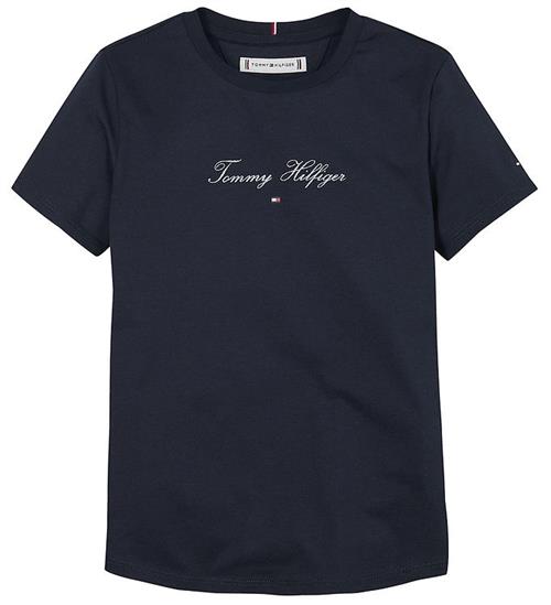 Tommy Hilfiger T-shirt - Script Slim - Dark Night Navy