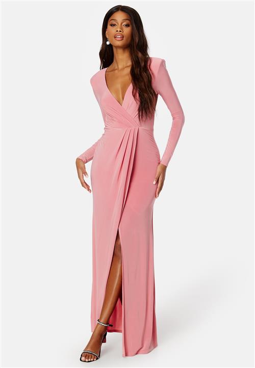 Goddiva Long Sleeve Maxi Dress