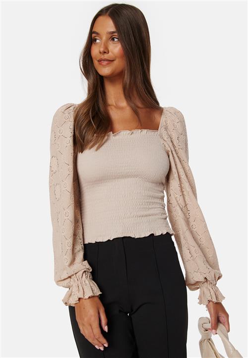 BUBBLEROOM Square Neck Smock Top