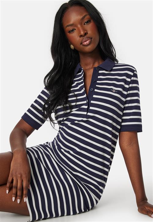GANT Striped Shield Pique Dress