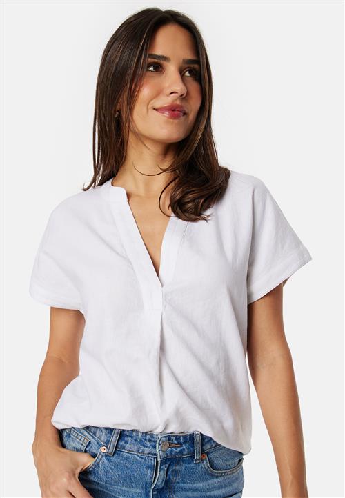 BUBBLEROOM Linen Blend Blouse