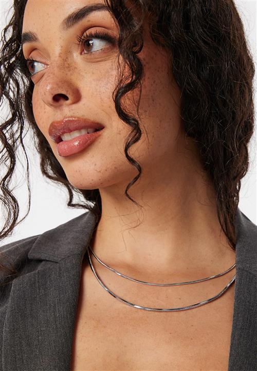 BY JOLIMA Karen Double Chain Necklace