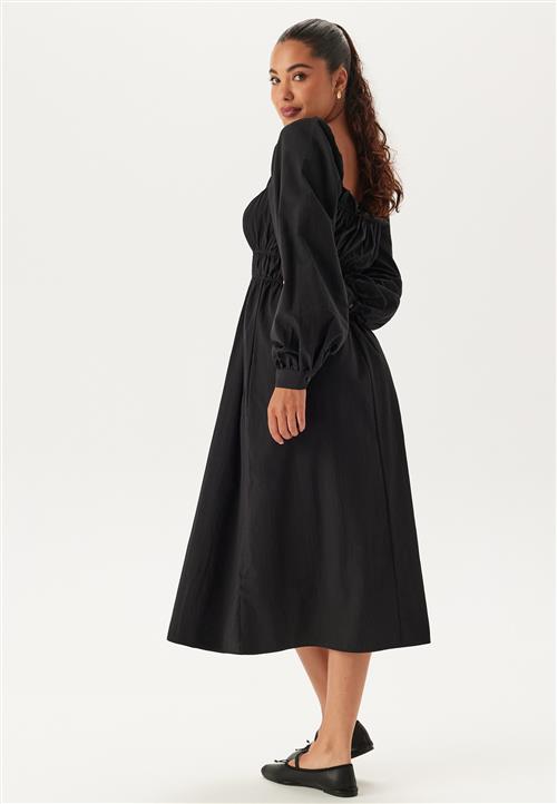 BUBBLEROOM Smock Midi Dress