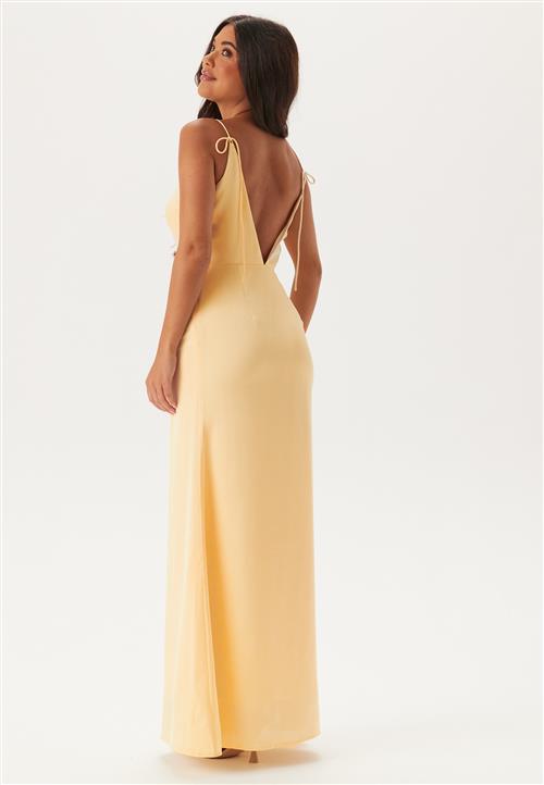 Bubbleroom Occasion Waterfall Mermaid Satin Gown