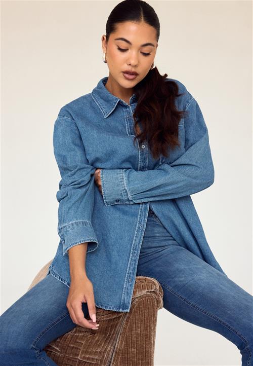 Pieces Pcmaisie Ls Denim Shirt
