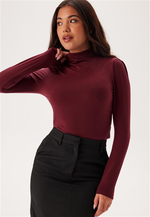 SELECTED FEMME Slfmanja Ls Drapey High Neck T