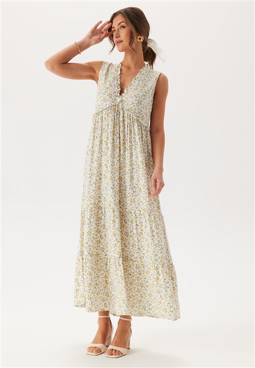 BUBBLEROOM Frill Maxi Dress