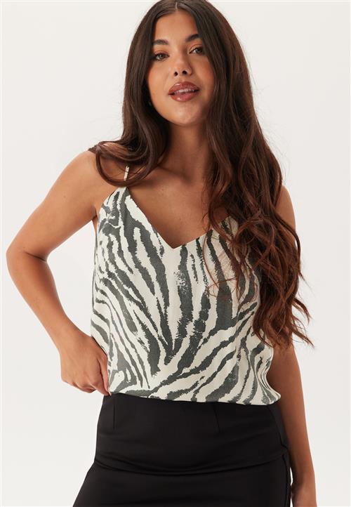 BUBBLEROOM V-neck Shimmer Strap Singlet