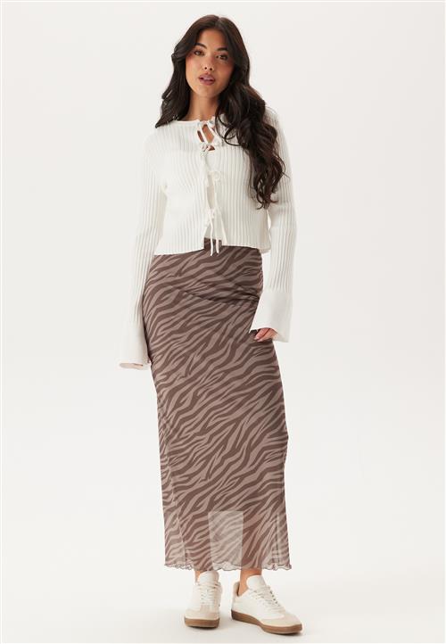 BUBBLEROOM Mesh Maxi Skirt