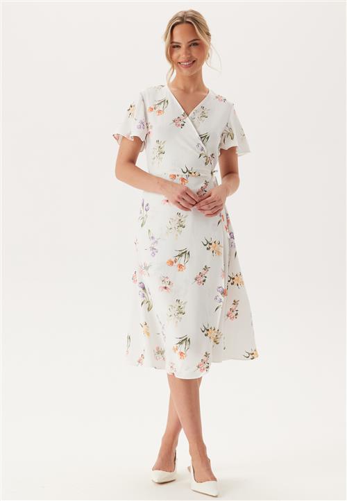 VILA Vilovie S/S Wrap Midi Dress