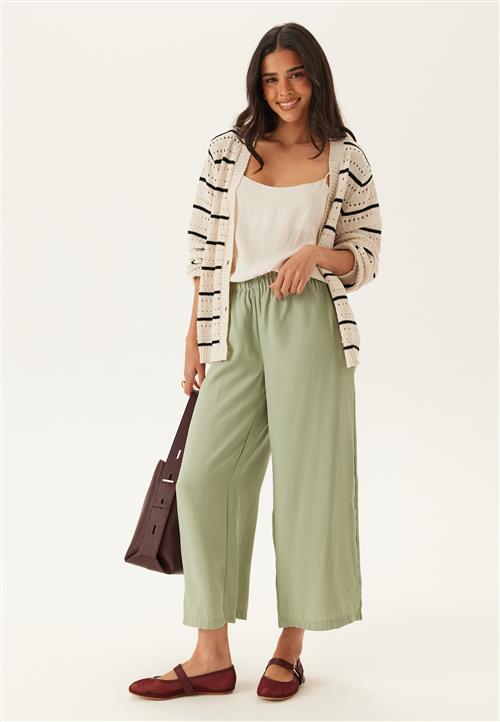 BUBBLEROOM Wide Ankle Modal Trousers