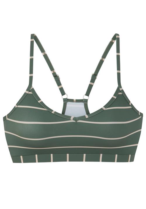 BENCH Bikinioverdel  creme / mørkegrøn