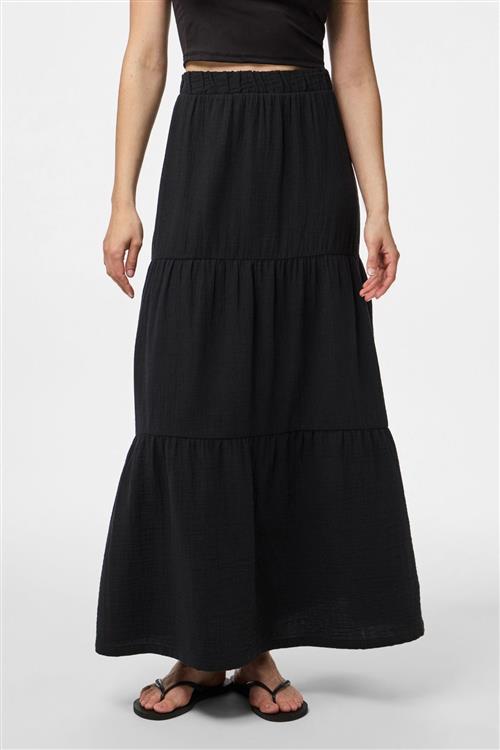 Sikka Maxi Nederdel - Sort - PIECES