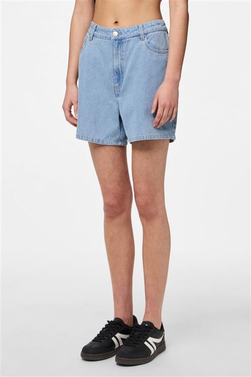 Abbi Shorts - Light Blue Denim - XS - PIECES