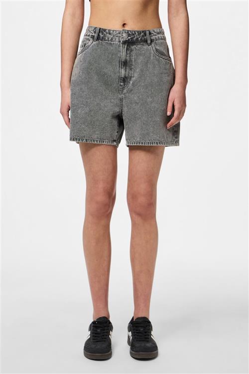 Abbi Shorts - Light Grey Denim - XL - PIECES