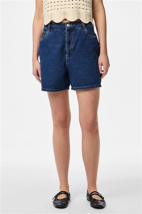 Abbi Shorts - Medium Blue Denim - M - PIECES