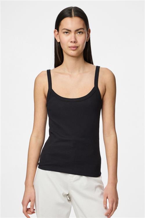 May Strap Top - Black - PIECES
