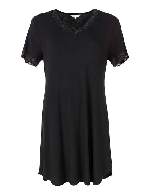 Silk Jersey - Nightgown W.sleeve Lady Avenue Black