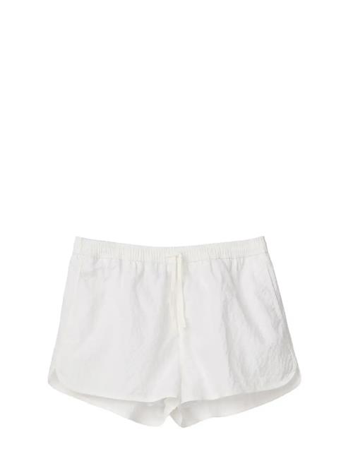 Seersucker Swim Shorts Lexington Clothing White