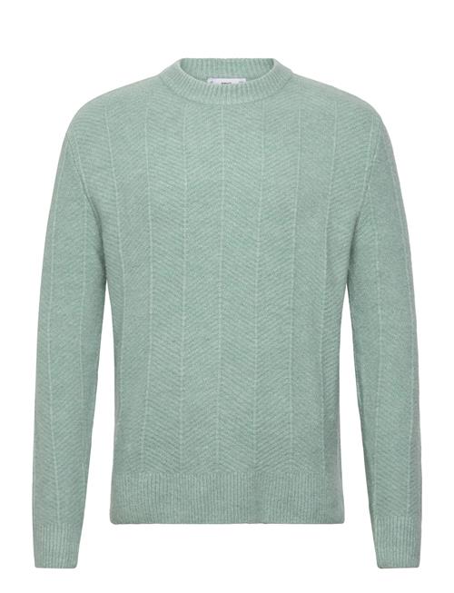 Se Structured Knitted Sweater Mango Blue ved Booztlet