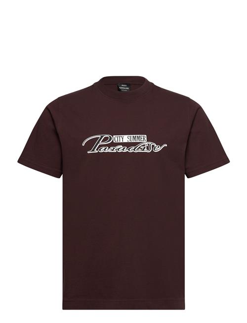 Cotton Jersey Frode Paradise Tee Mads Nørgaard Brown
