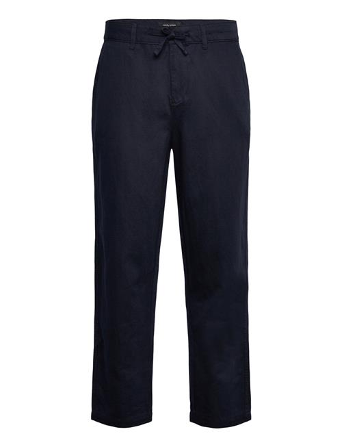 Linen Blend Drawstring Trouser Lyle & Scott Navy