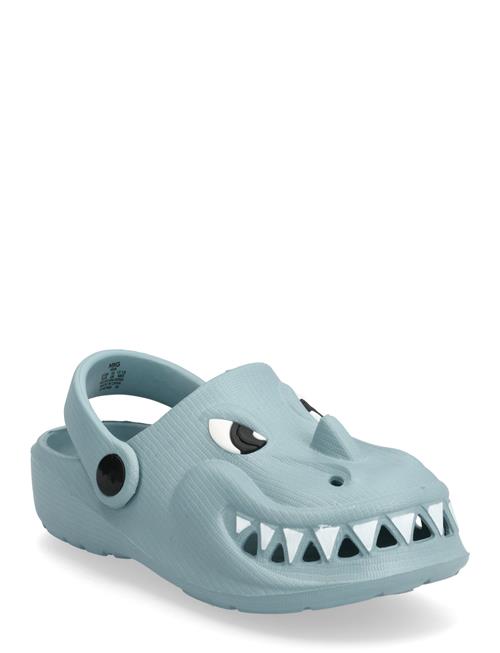 Dragon-Design Flip-Flops Mango Blue
