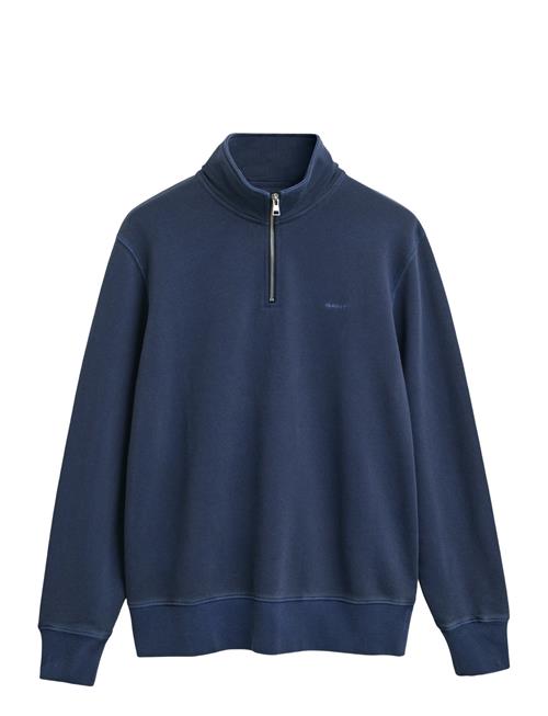Sunfaded Half Zip Sweat GANT Blue