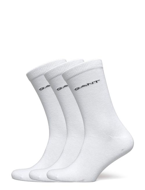 Soft Cotton Socks 3-Pack GANT White