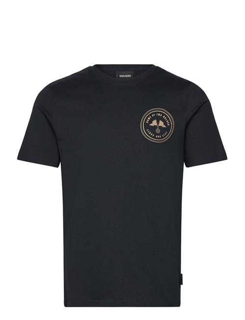 Game Of Two Halves Graphic T-Shirt Lyle & Scott Black