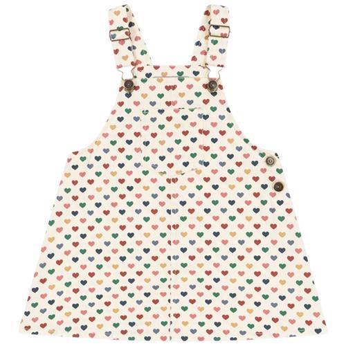 Konges Sløjd GOTS Frankie Spencer-kjole Coeur Coloré 18 months  Creme  18 måneder  kvinde