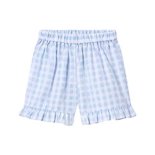 Fliink Pari Shorts Med Flæser Dream Blue Check | Blå | 6 years