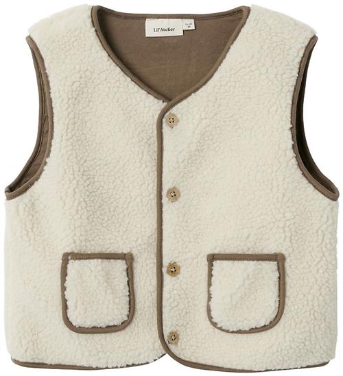 Lil Atelier Vest - Loose - NmnLajo - Turtledove/Shitake