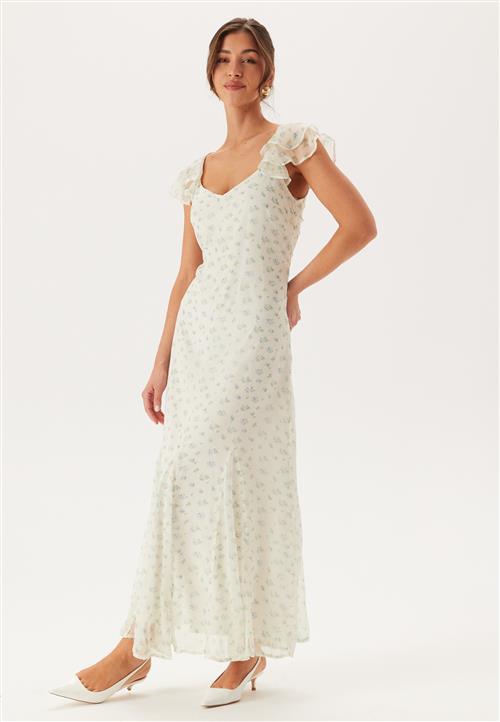 Se VERO MODA Vmsmilla S/L ANKLE FRILL DRESS ved Bubbleroom