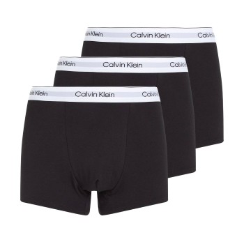 Calvin Klein 3P Icon Cotton Relaxed Fit Trunks Sort bomuld 3XL Herre