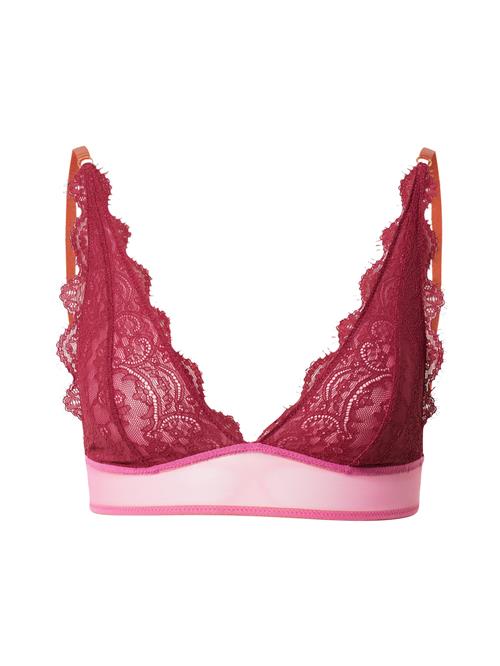 Se Dora Larsen BH 'KIRAN'  mørkeorange / pink / pitaya ved About You