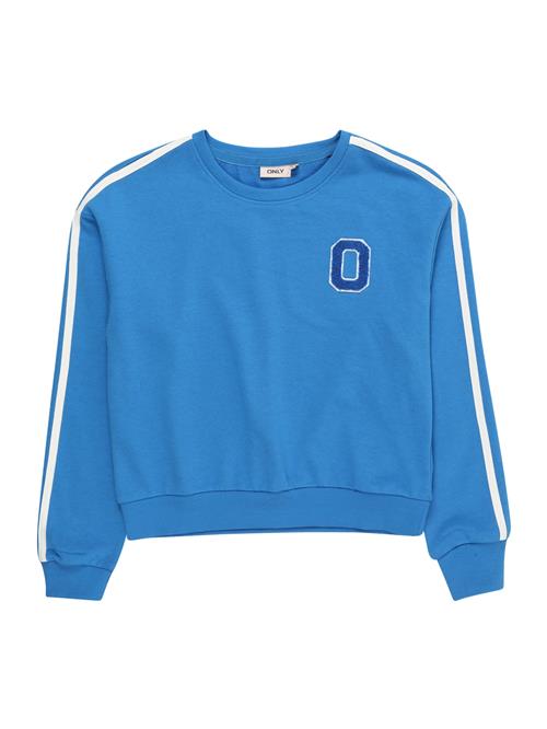 ONLY GIRLS Sweatshirt 'SELINA'  blå / marin / hvid