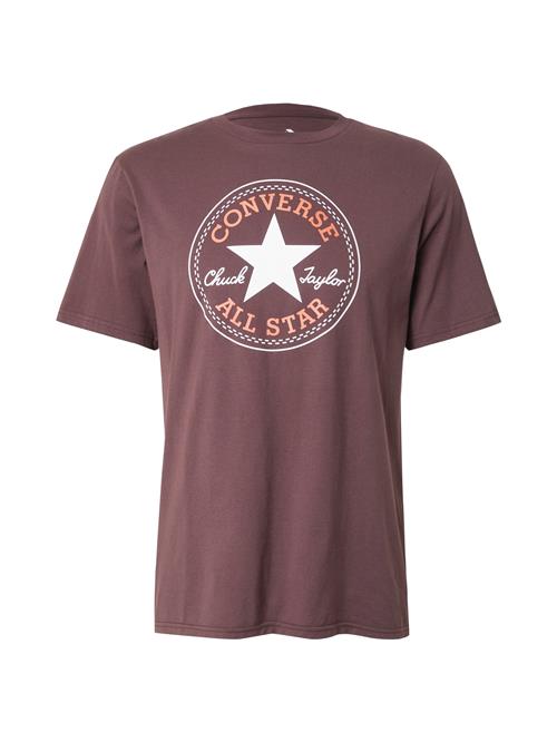 CONVERSE Shirts 'CHUCK'  choko / lys rød / hvid