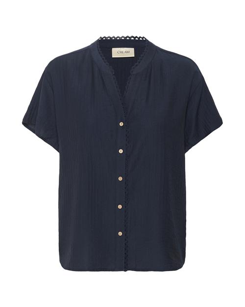 Se Cream Bluse 'Lori'  navy ved About You