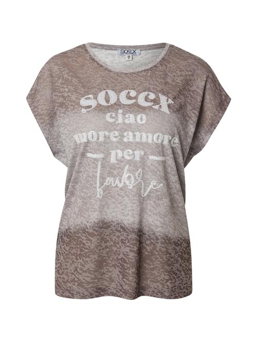 Soccx Shirts  brun / grå