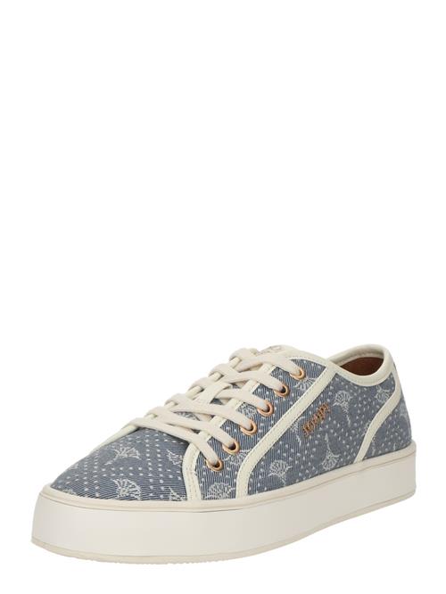 JOOP! Sneaker low 'Origine Denim Jil'  blå / hvid