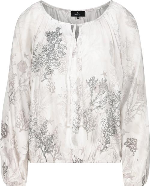 monari Bluse  creme / taupe / mørkegrå / sølv