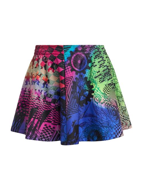 Se ADIDAS PERFORMANCE Sportsnederdel 'x Jeremy Scott'  koboltblåt / lime / fuchsia / sort ved About You