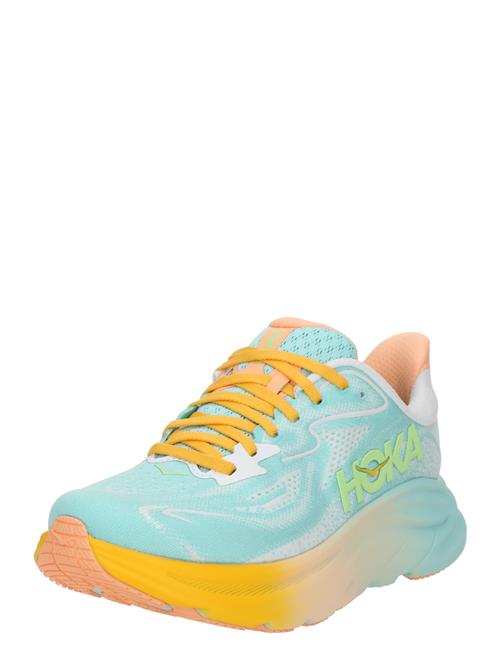 Se HOKA Løbesko 'CLIFTON 10'  aqua / pastelblå / lysegrøn / hvid ved About You