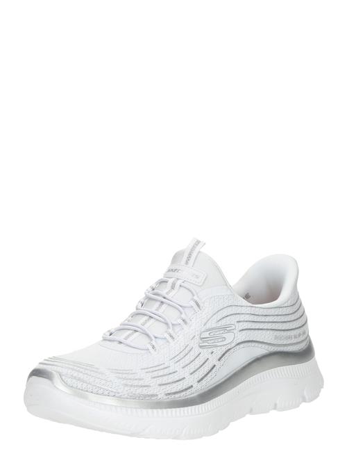 SKECHERS Slip On 'SUMMITS PLUS'  mørkegrå / hvid