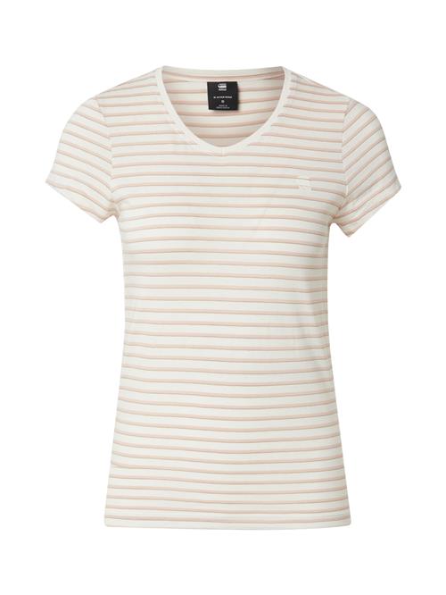 G-STAR Shirts 'Eyben'  brun / lyserød / hvid