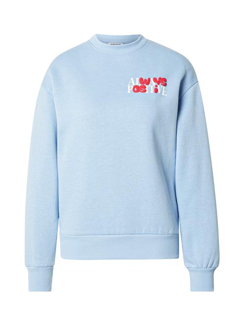 Sublevel Sweatshirt  lyseblå / rød / hvid